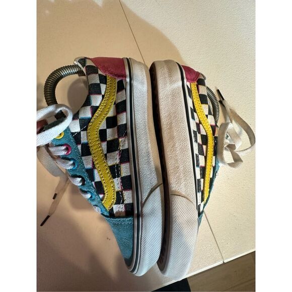 Vans Old Skool Women Women’s 6 Multicolor Checkerboard Low Top Sneakers Men 4.5 - Picture 3 of 6